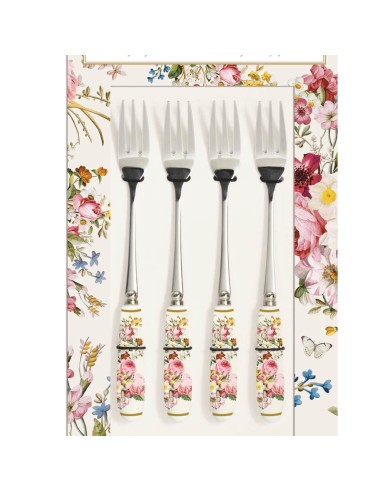 EASY LIFE SET 4 FORCHETTE DOLCE - BLOOMING OPULENCE CREAM