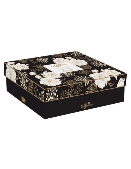 EASY LIFE SET 6 TAZZE CAFFÈ CON PIATTINO 100 ML - ART DECO & FLOWERS