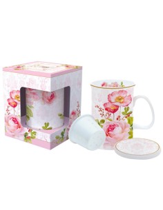 EASY LIFE INFUSIERA 3 PEZZI 300 ML - FLORAL DAMASK
