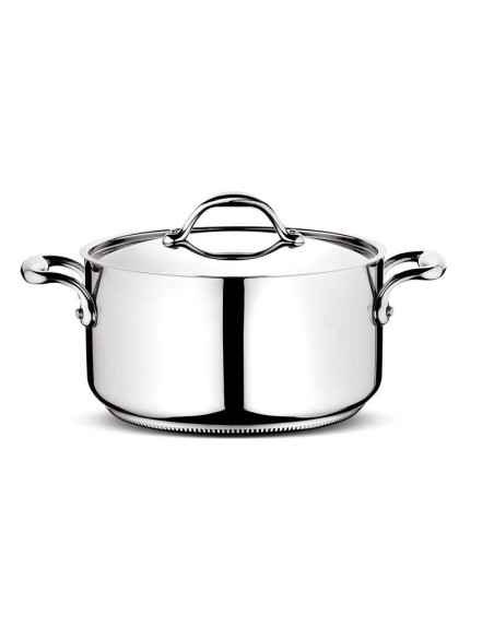 LAGOSTINA CASSERUOLA FONDA 2 MANIGLIE CON COPERCHIO - ACCADEMIA LAGOFUSION