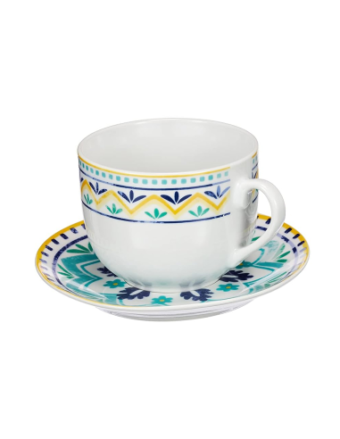 TOGNANA TAZZA COLAZIONE CON PIATTINO 40 CL -...