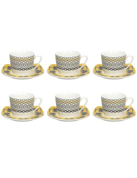 TOGNANA SET 6 TAZZE CAFFE 9 CL - AREA YOUYELLOW