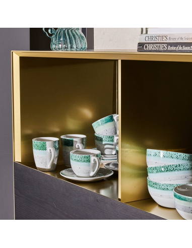 ANDREA FONTEBASSO SET 4 TAZZE CAPPUCCINO 33 CL...