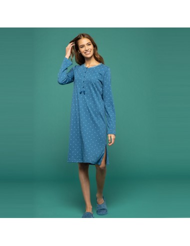 NOIDINOTTE CAMICIA DA NOTTE SERAFINO MANICA...