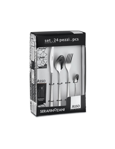 SERAFINO ZANI SERVIZIO 24 PEZZI POSATE - ASSO