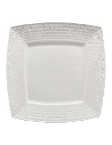 EVVIVA PIATTO PORTATA 31X31 CM - BIANCO
