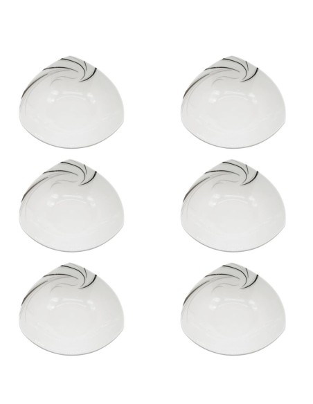 EVVIVA SET 6 COPPETTE Ø 14 CM - ELISABETH GREY 