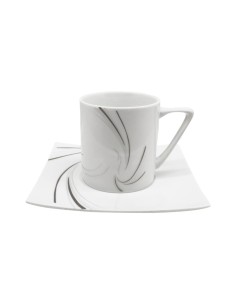 EVVIVA SET 6 TAZZE THE 110 ML CON PIATTINO - ELISABETH GREY 2