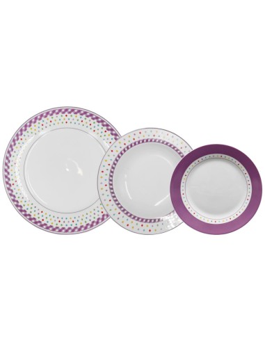 TOGNANA SERVIZIO PIATTI 25 PEZZI - OLIMPIA...