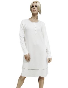 ANNETTE CAMICIA DA NOTTE DONNA A MANICA LUNGA