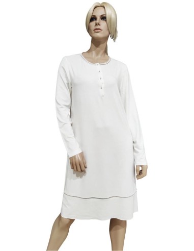 ANNETTE CAMICIA DA NOTTE DONNA A MANICA LUNGA