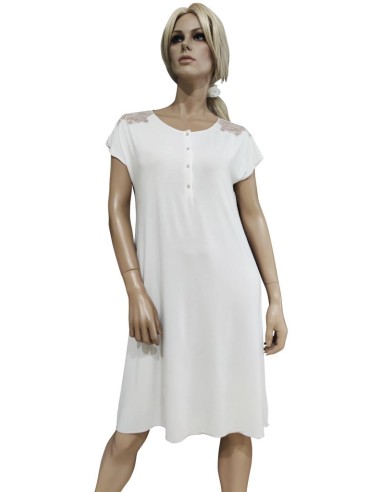 ANNETTE CAMICIA DA NOTTE DONNA A MEZZA MANICA