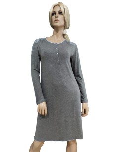 ANNETTE CAMICIA DA NOTTE DONNA A MANICA LUNGA 2