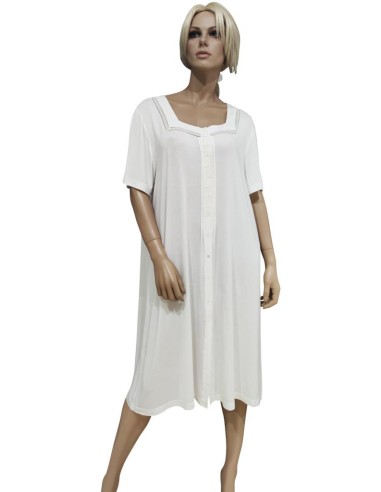 ANNETTE CAMICIA DA NOTTE DONNA APERTA MEZZA MANICA