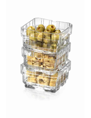 RCR SET 6 COPPETTE IMPILABILI 7X7 CM - STACK