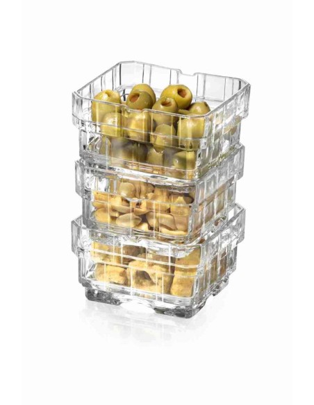 RCR SET 6 COPPETTE IMPILABILI 7X7 CM - STACK