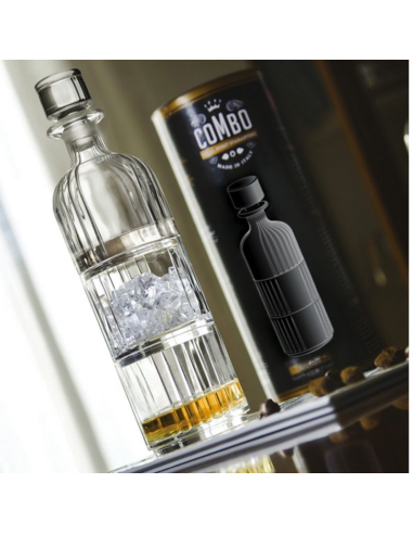 RCR SET BOTTIGLIA 34 CL WHISKY CON 2 BICCHIERI...