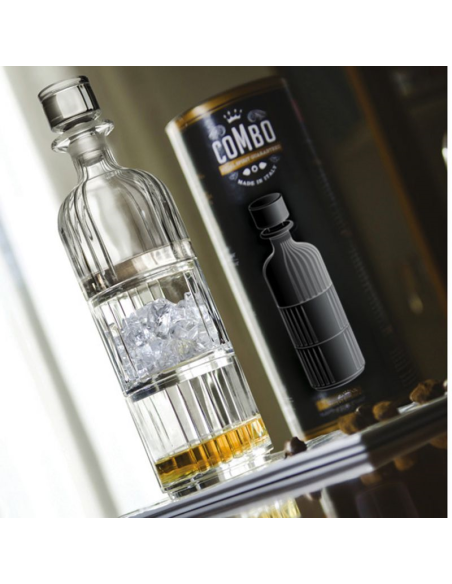 RCR SET BOTTIGLIA 34 CL WHISKY CON 2 BICCHIERI - COMBO