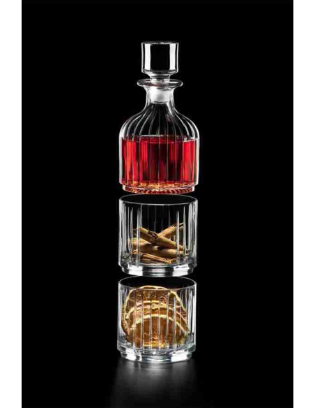 RCR SET BOTTIGLIA 34 CL WHISKY CON 2 BICCHIERI - COMBO