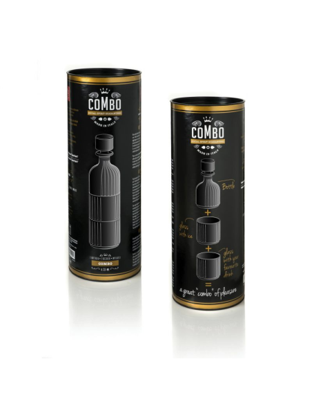 RCR SET BOTTIGLIA 34 CL WHISKY CON 2 BICCHIERI - COMBO