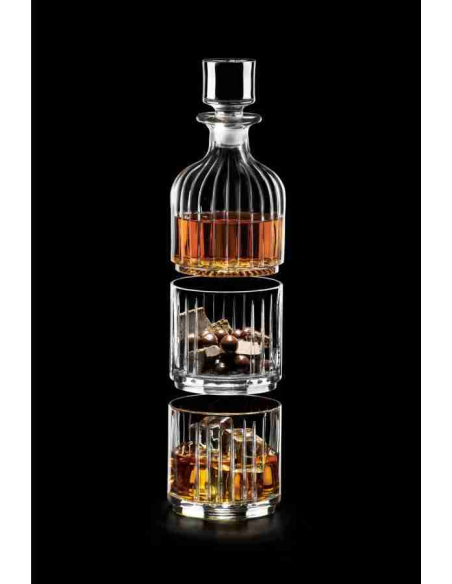 RCR SET BOTTIGLIA 34 CL WHISKY CON 2 BICCHIERI - COMBO