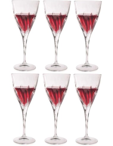 RCR SET 6 CALICI VINO ROSSO 29 CL - FLUENTE