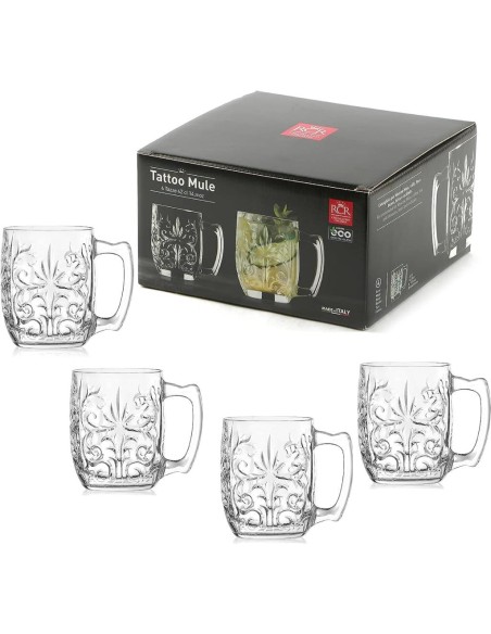 RCR SET 4 BOCCALI MOSCOW MULE 43 CL - TATTOO