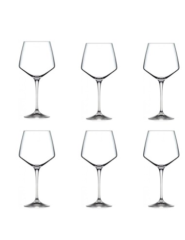 RCR SET 6 CALICI VINO BURGUNDY 72 CL - ARIA