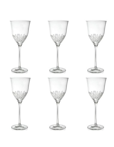 RCR SET 6 CALICI ACQUA 33 CL - FIORDALISO