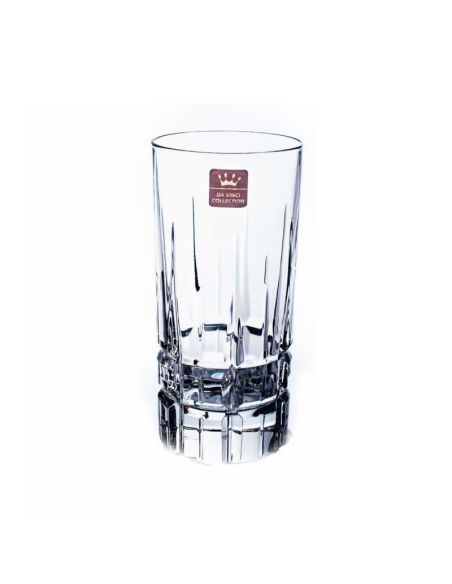 RCR PRESTIGE SET 6 BICCHIERI BIBITA 36 CL IN CRISTALLO - CARRARA