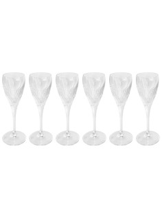 RCR PRESTIGE SET 6 CALICI LIQUORE 8 CL IN CRISTALLO - BREEZE