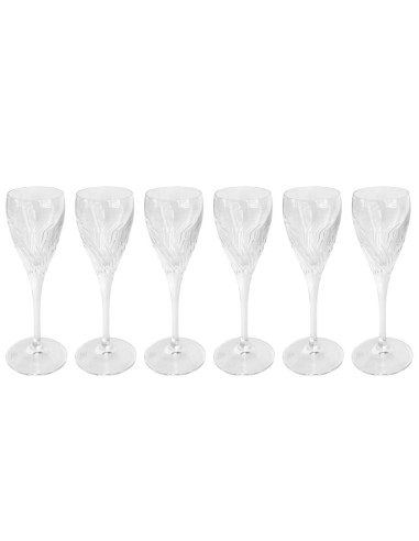 RCR PRESTIGE SET 6 CALICI LIQUORE 8 CL IN...