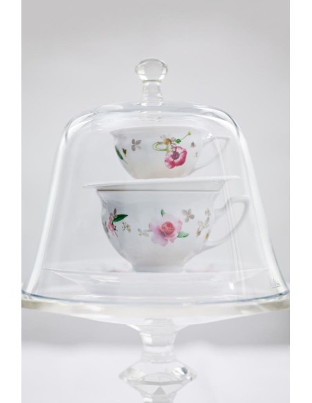 ROSENTHAL TAZZA ESPRESSO CON PIATTINO Ø 9 CM - MARIA PINK ROSE