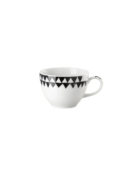 ROSENTHAL TAZZA ESPRESSO 80 ML CON PIATTINO - MAGIC GARDEN BLACK SEEDS