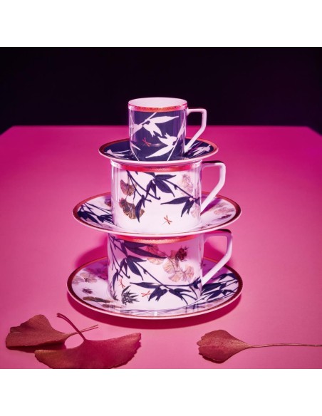 ROSENTHAL HERITHAGE TAZZA ESPRESSO 70 ML CON PIATTINO - TURANDOT BLUE