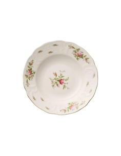 ROSENTHAL SANSSOUCI PIATTO FONDO Ø 23 CM - MOOSROSE NEU...