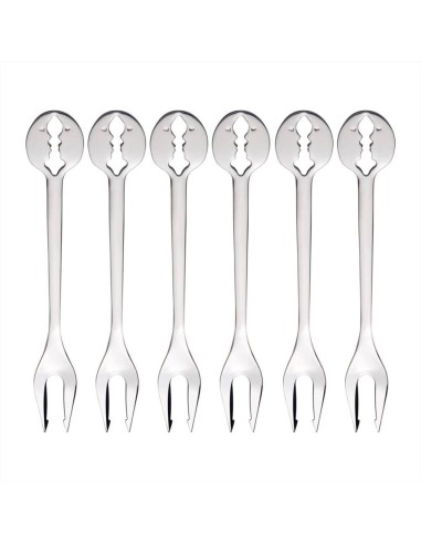 BUGATTI SET 6 FORCHETTINE PARTY - KISS