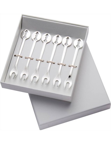 BUGATTI SET 6 FORCHETTINE PARTY - KISS