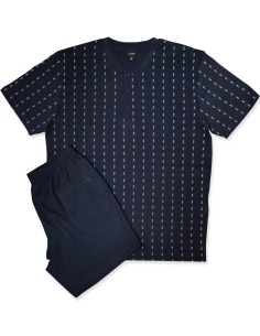 JULIPET PIGIAMA UOMO SERAFINO MEZZA MANICA E PANTALONE CORTO