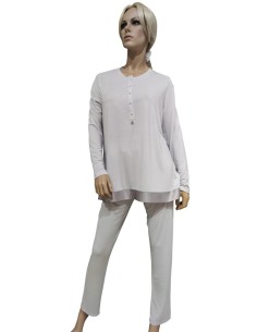 MARYHOME PIGIAMA DONNA SERAFINO MANICA CORTA E PANTALONE...