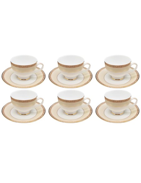 INTAVOLA SET 6 TAZZE THE CON PIATTINO - MARIA