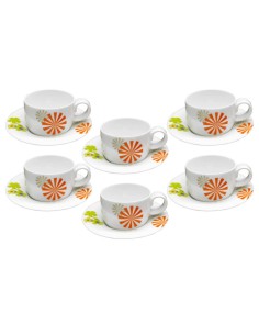 INTAVOLA SET 6 TAZZE THE CON PIATTINO - WOLF