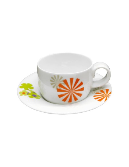 INTAVOLA SET 6 TAZZE THE CON PIATTINO - WOLF