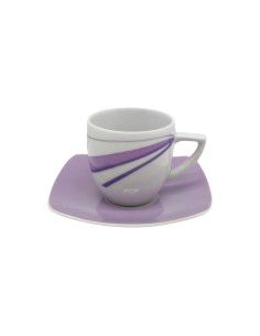 INCOLOURS SET 4 TAZZE CAFFE CON PIATTINO - OLIGA 2