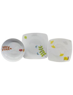 TENDENZE SET TAVOLA 3 PEZZI - ALBA FOGLIE