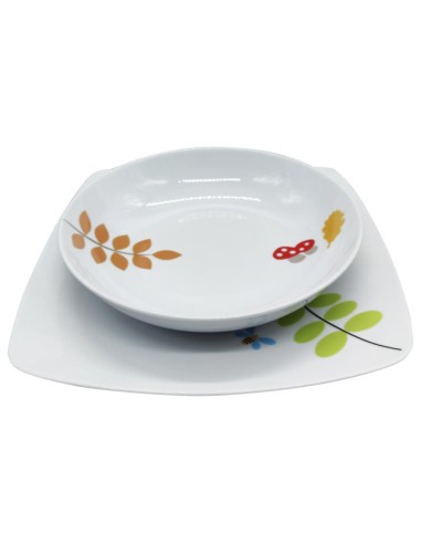 TENDENZE SET TAVOLA 3 PEZZI - ALBA FOGLIE