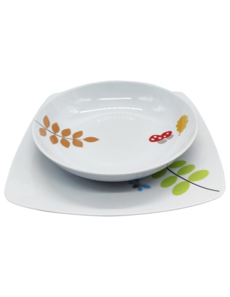 TENDENZE SET TAVOLA 3 PEZZI - ALBA FOGLIE