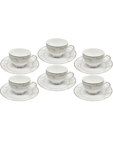 TENDENZE SET 6 TAZZINE CAFFE CON PIATTINO - TAKY