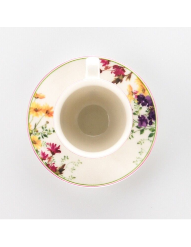 TENDENZE SET 6 TAZZINE CAFFE CON PIATTINO...