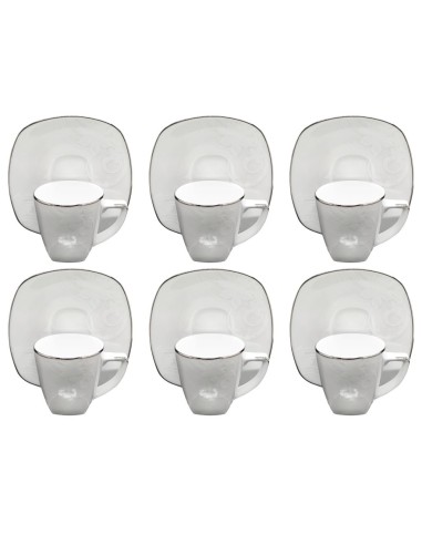 TENDENZE SERVIZIO CAFFE 9 PEZZI - WILLAND PLATINO